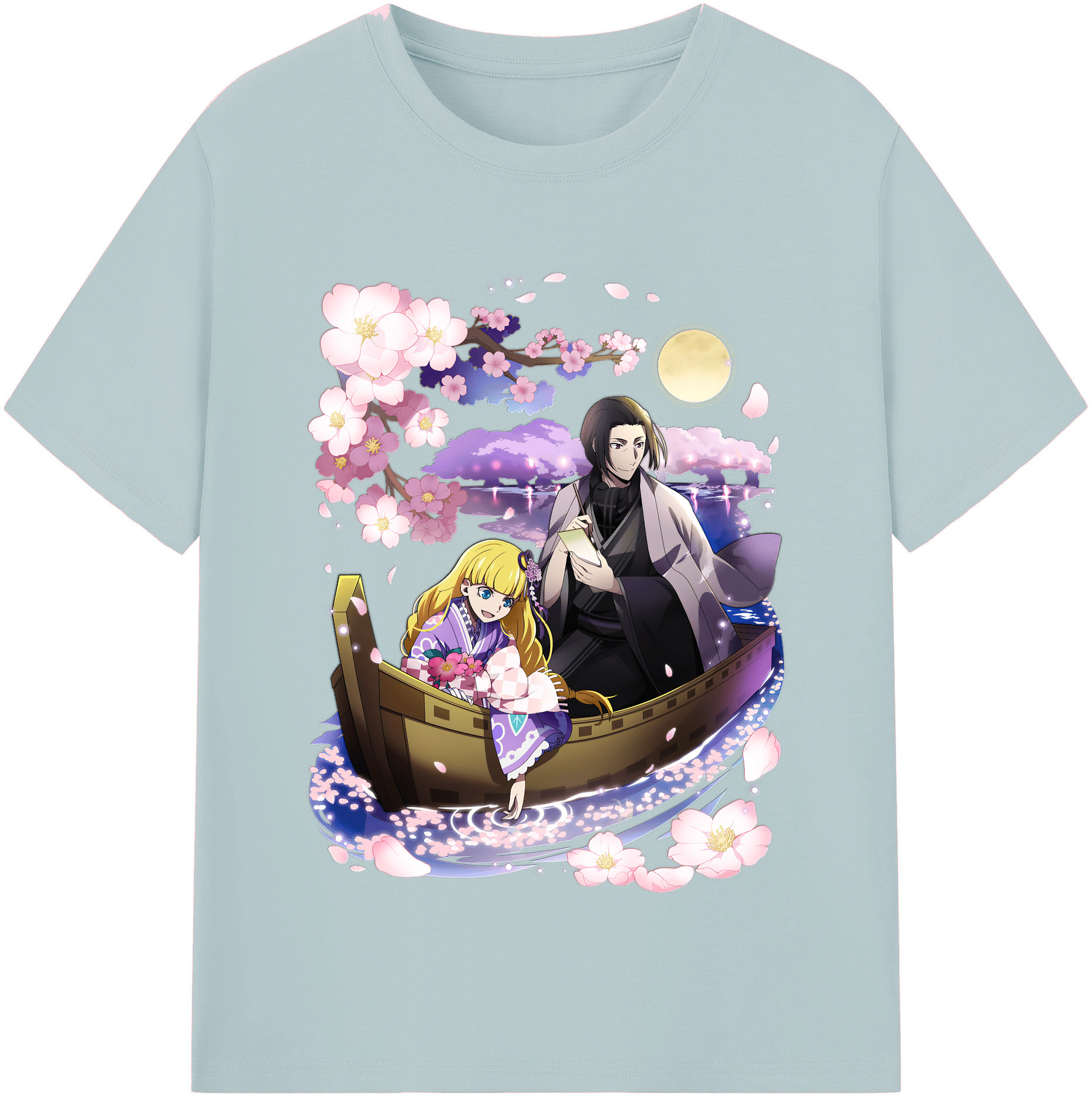 （画像用） 文豪ストレイドッグス Bungo Stray Dogs 綿100％半袖Tシャツ（フロントプリント）